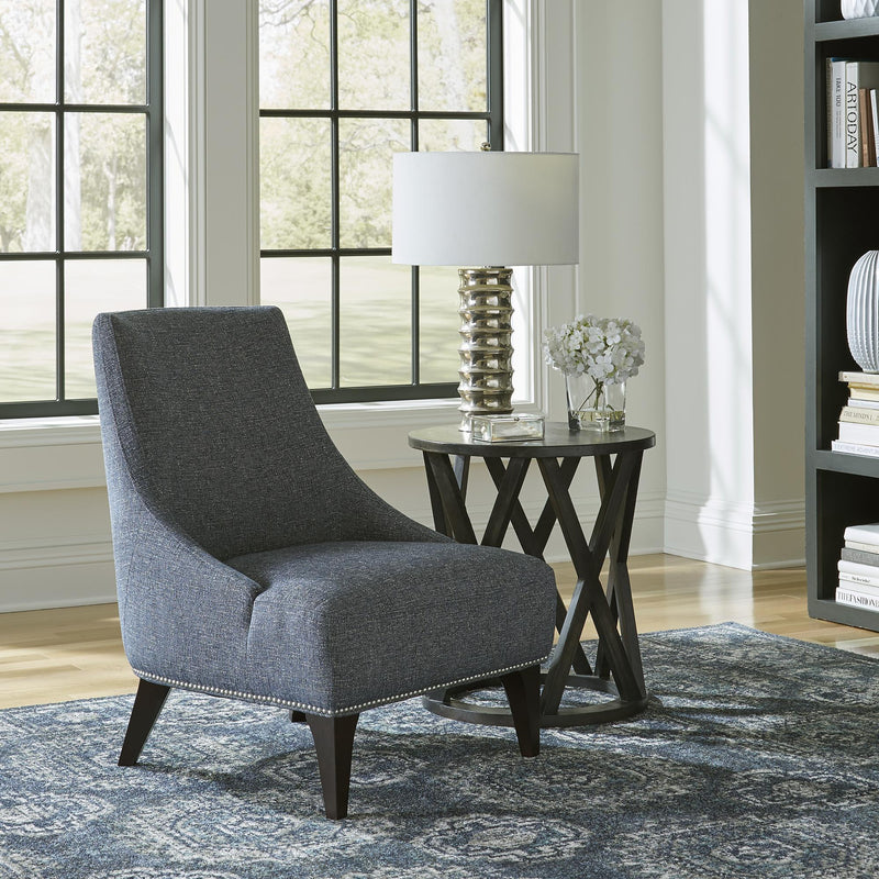 Kendall Upholstered Accent Chair - Blue image