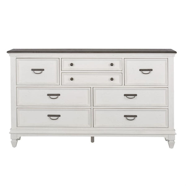 Liberty Furniture Allyson Park Drawer Dresser in Wirebrushed White image