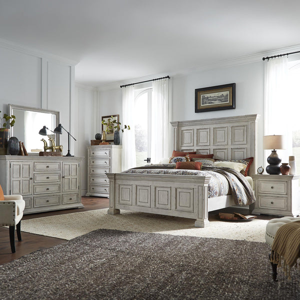 Big Valley King California Panel Bed, Dresser & Mirror, Chest, Night Stand image