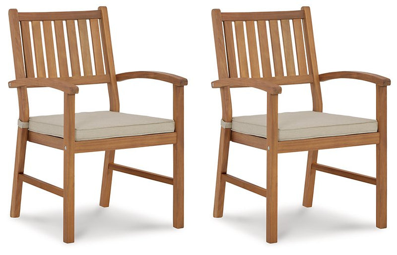 Janiyah Outdoor Dining Arm Chair (Set of 2)