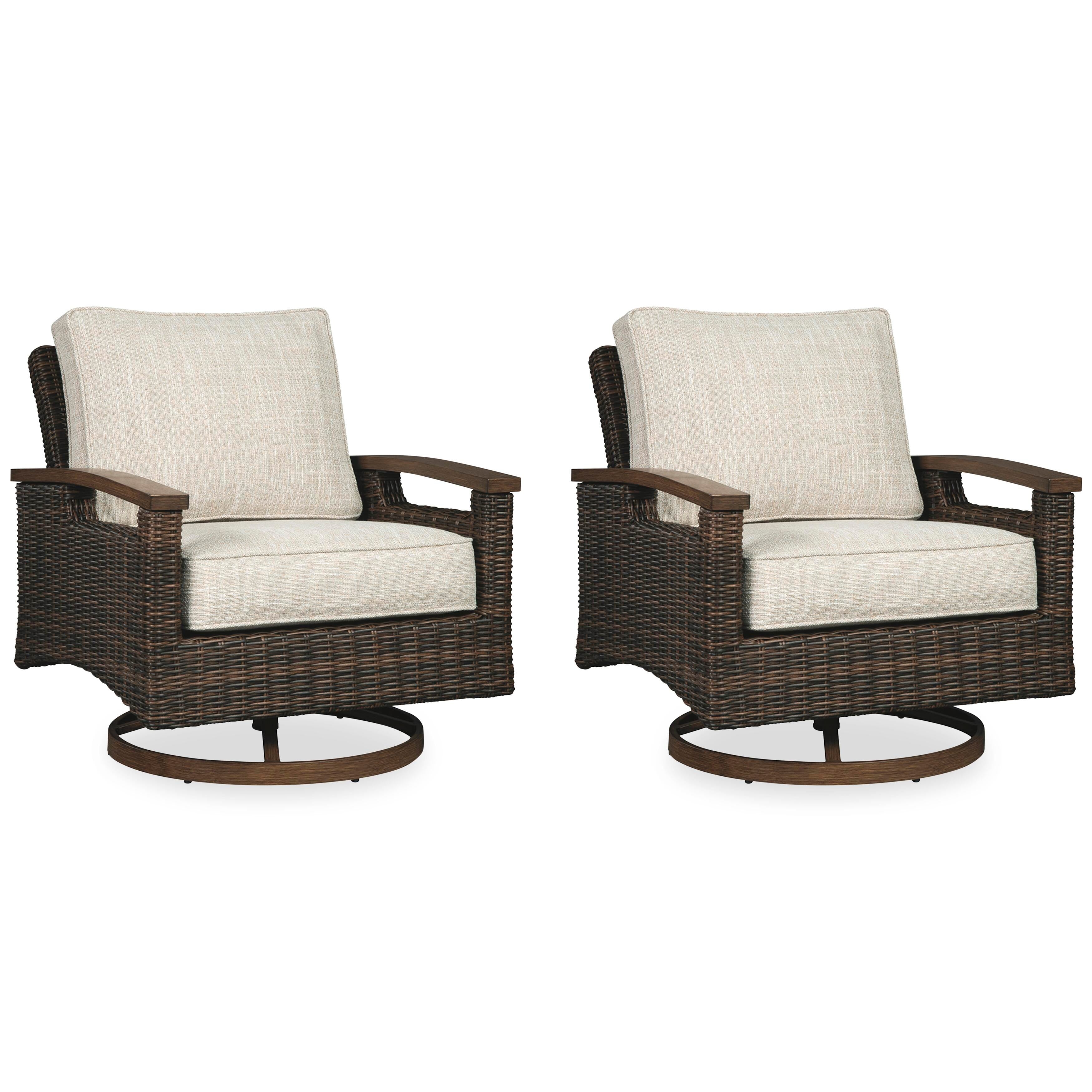 Paradise Trail Outdoor Loveseat, Lounge Chairs and Fire Pit Table
