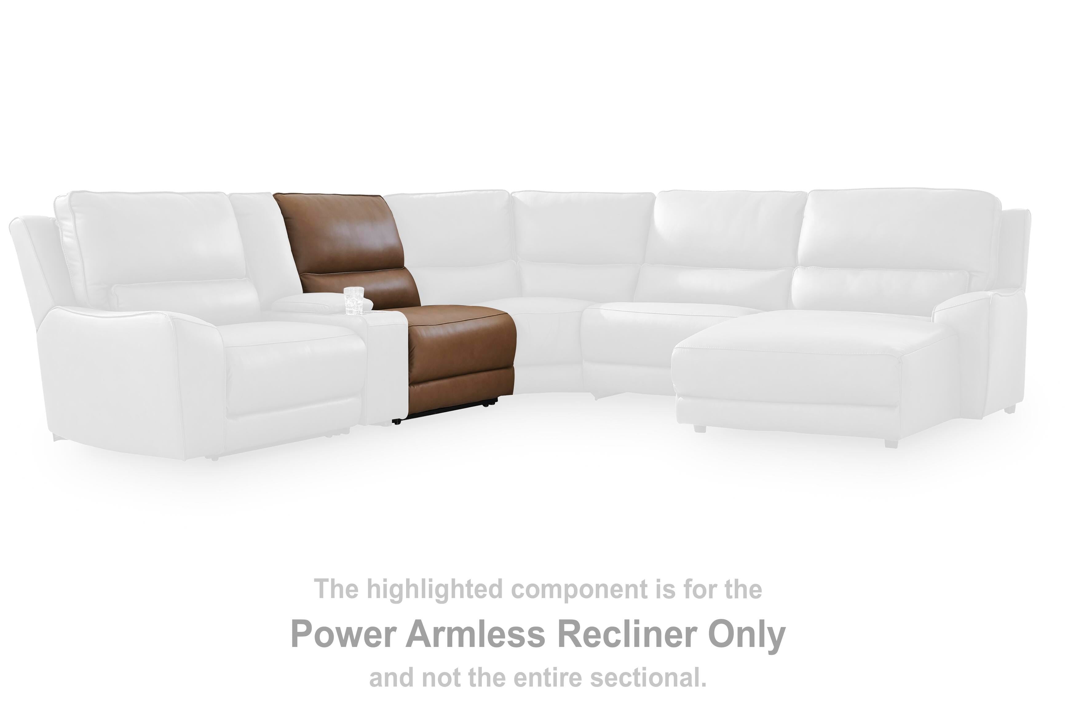 DeepWakes Power Reclining Sectional with Chaise