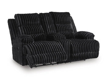 Rhine Falls Reclining Loveseat with Console