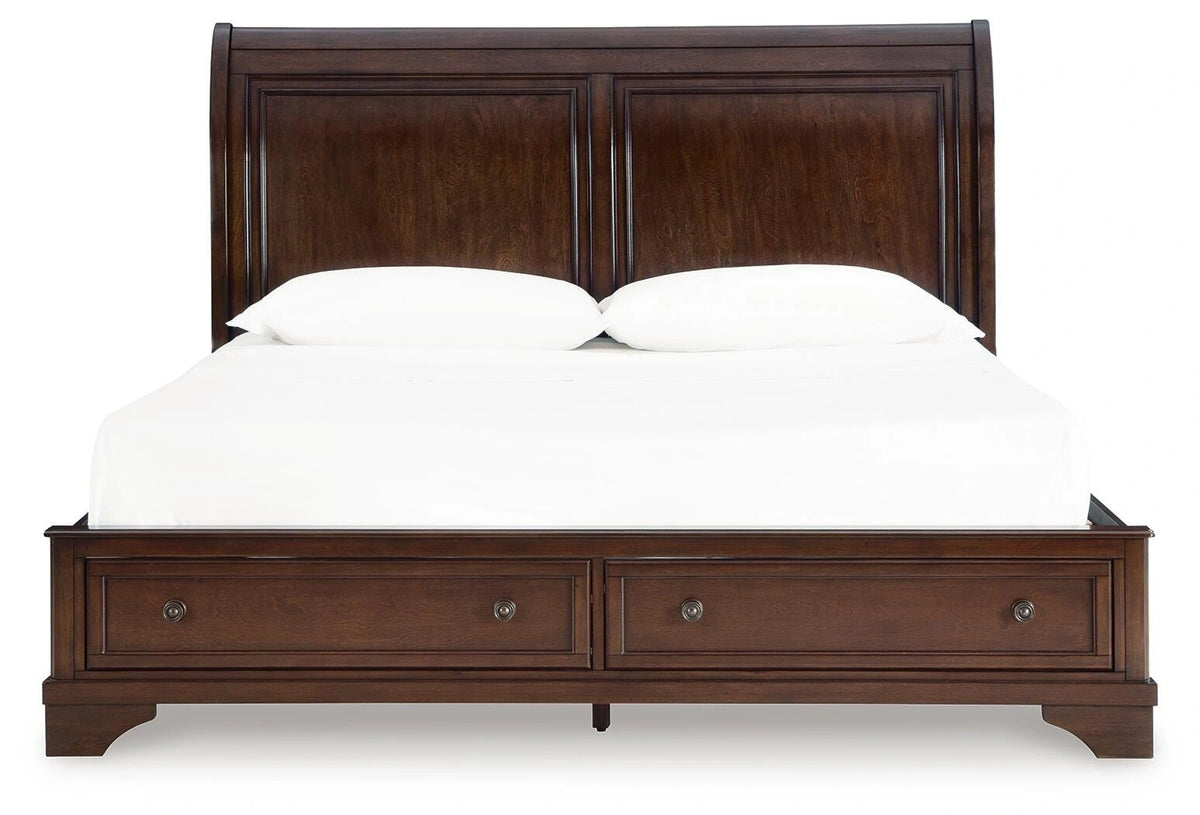 Trellington Sleigh Storage Bed