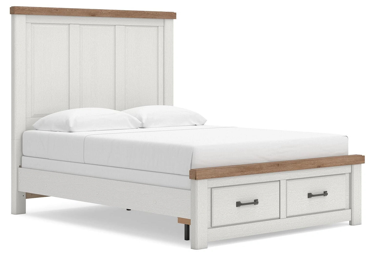 Ashley Savonport Queen Panel Storage Bed