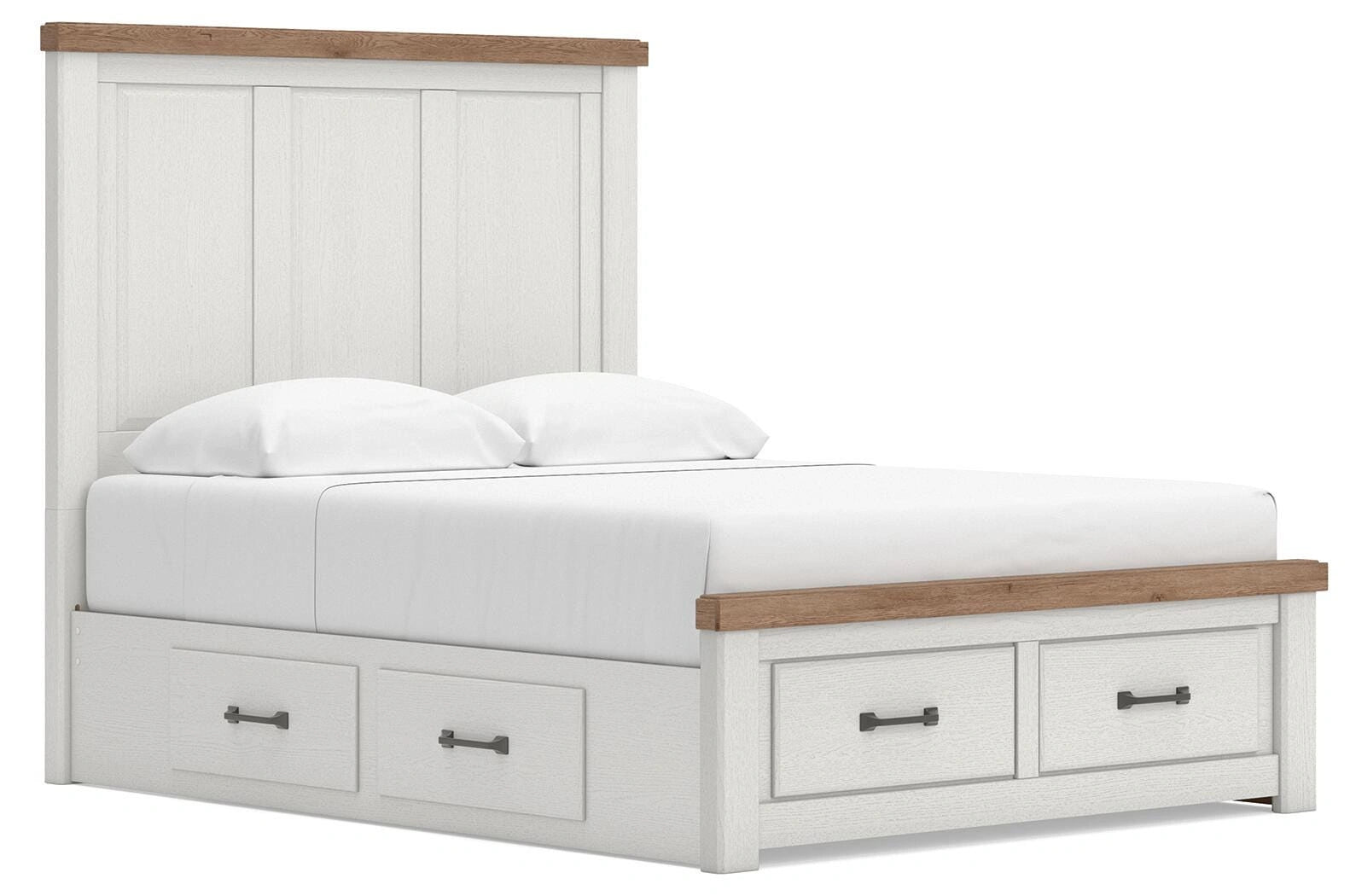 Ashley Savonport Queen Panel Storage Bed — Plus