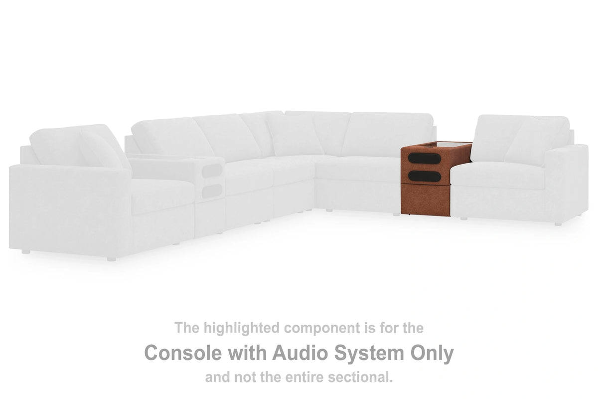 Modmax Balanced Sectional with Audio and Storage Consoles