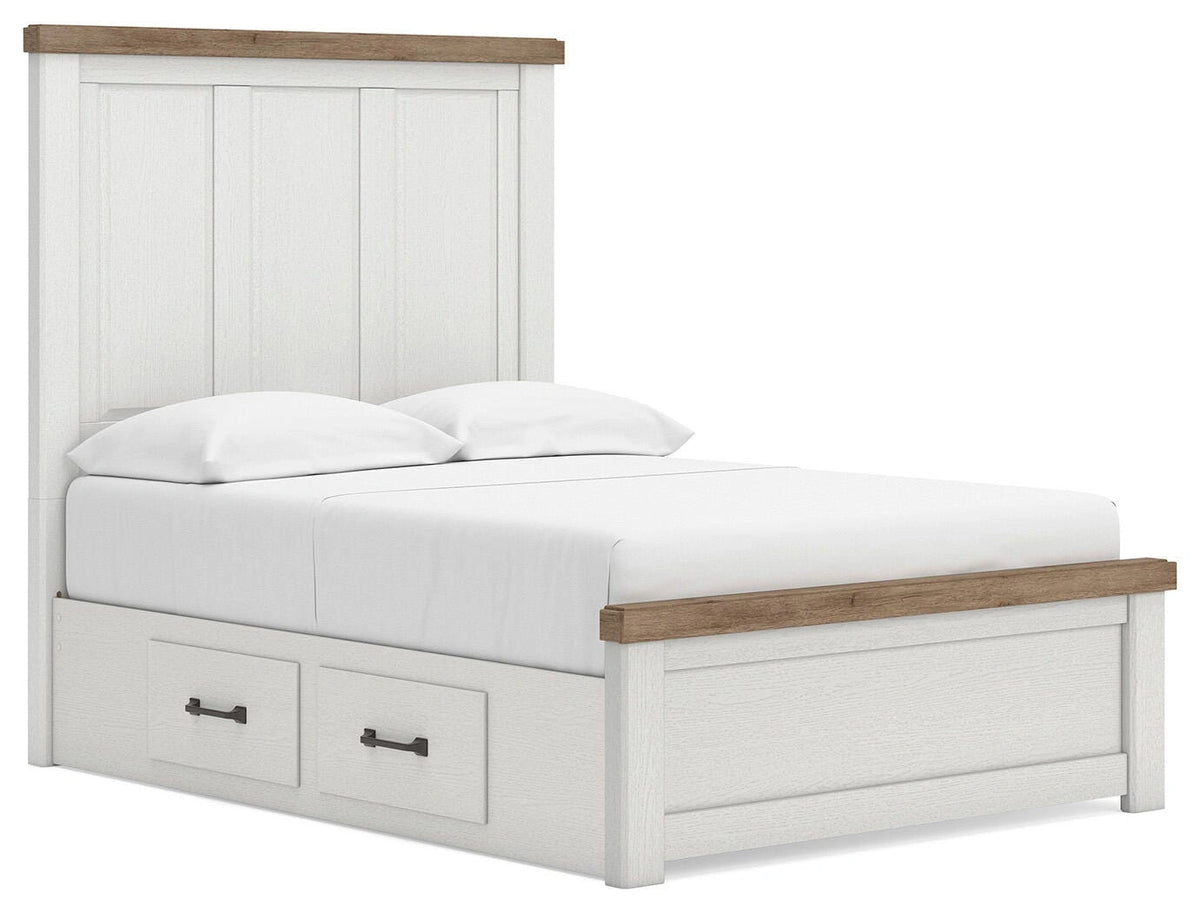 Ashley Savonport Full Panel Bed with Storage